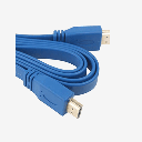 High Speed Flat HDMI 1.4 Cable, Blue, 5M