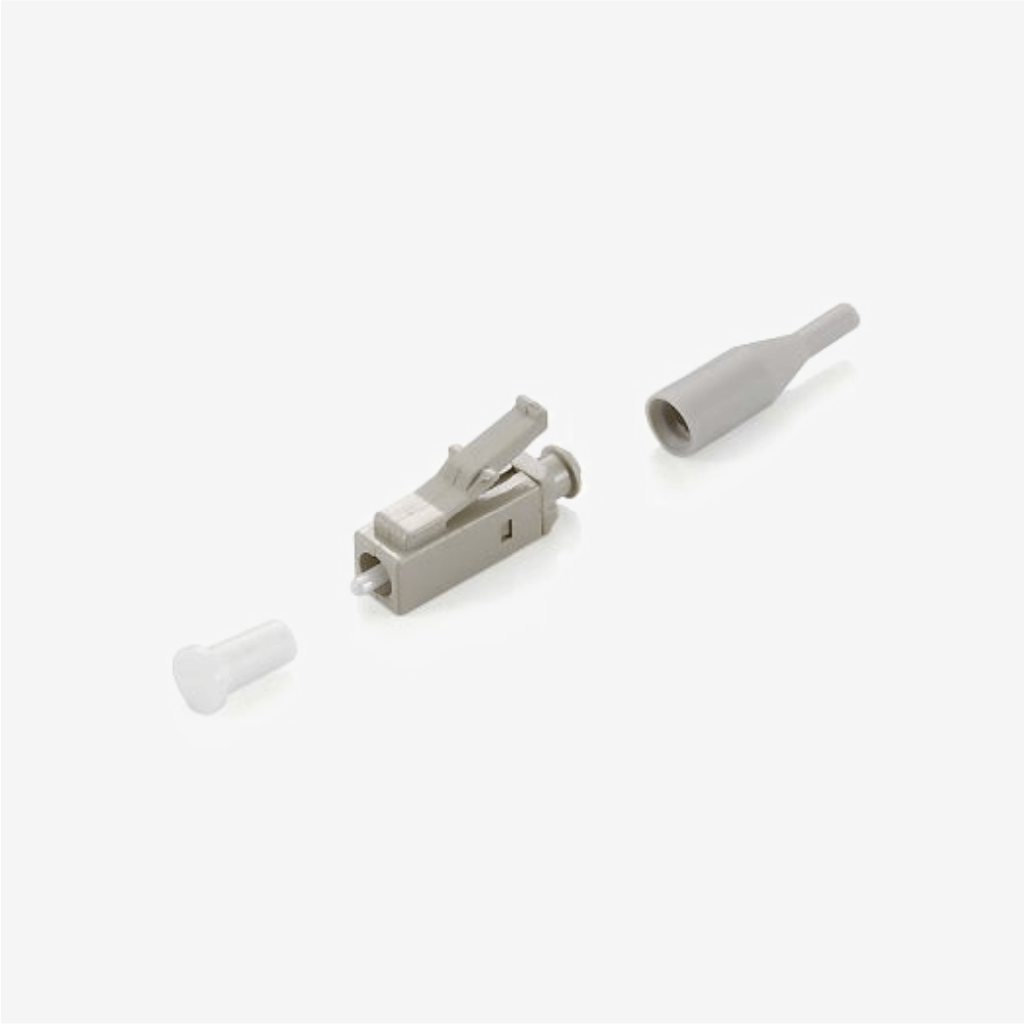 Equip LC Connector / Polymer housing / Beige boot 0.9mm