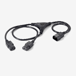 [112210] Equip High Quality Power Y-Cable C14 Male to 2xC13 Female to 1.6m